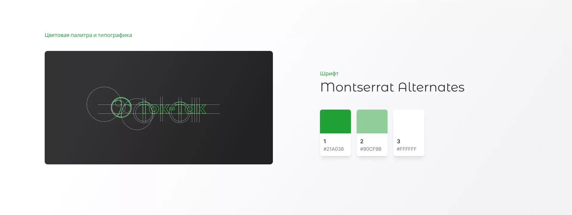 Разработка логотипа аутсорсинговой компании «Ток-Так» в Владивостоке