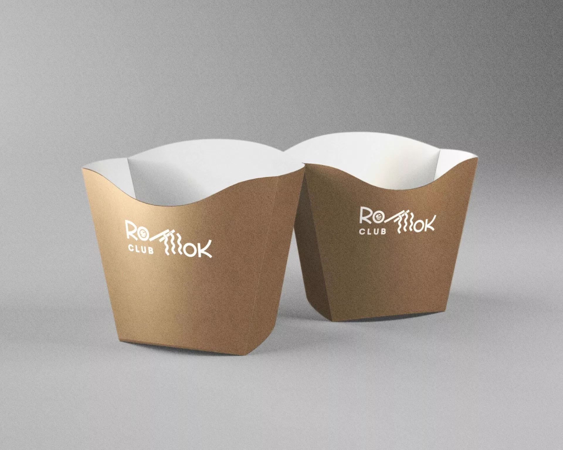 Создание дизайна упаковки суши-бара «Roll Wok Club» в Владивостоке